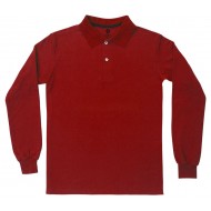 İş Sweatshirt Polo Bordo